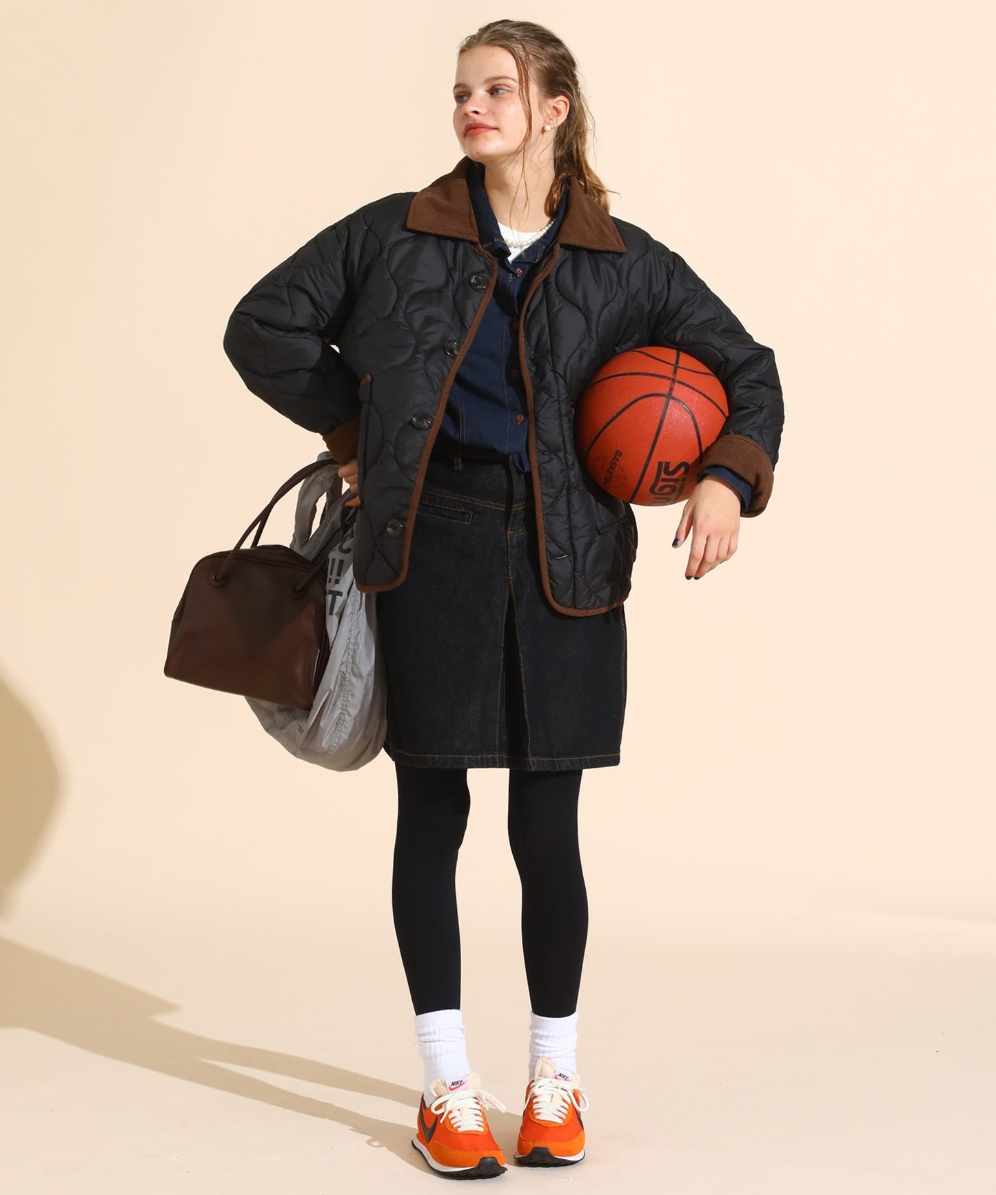 スクエアショルダーバッグ