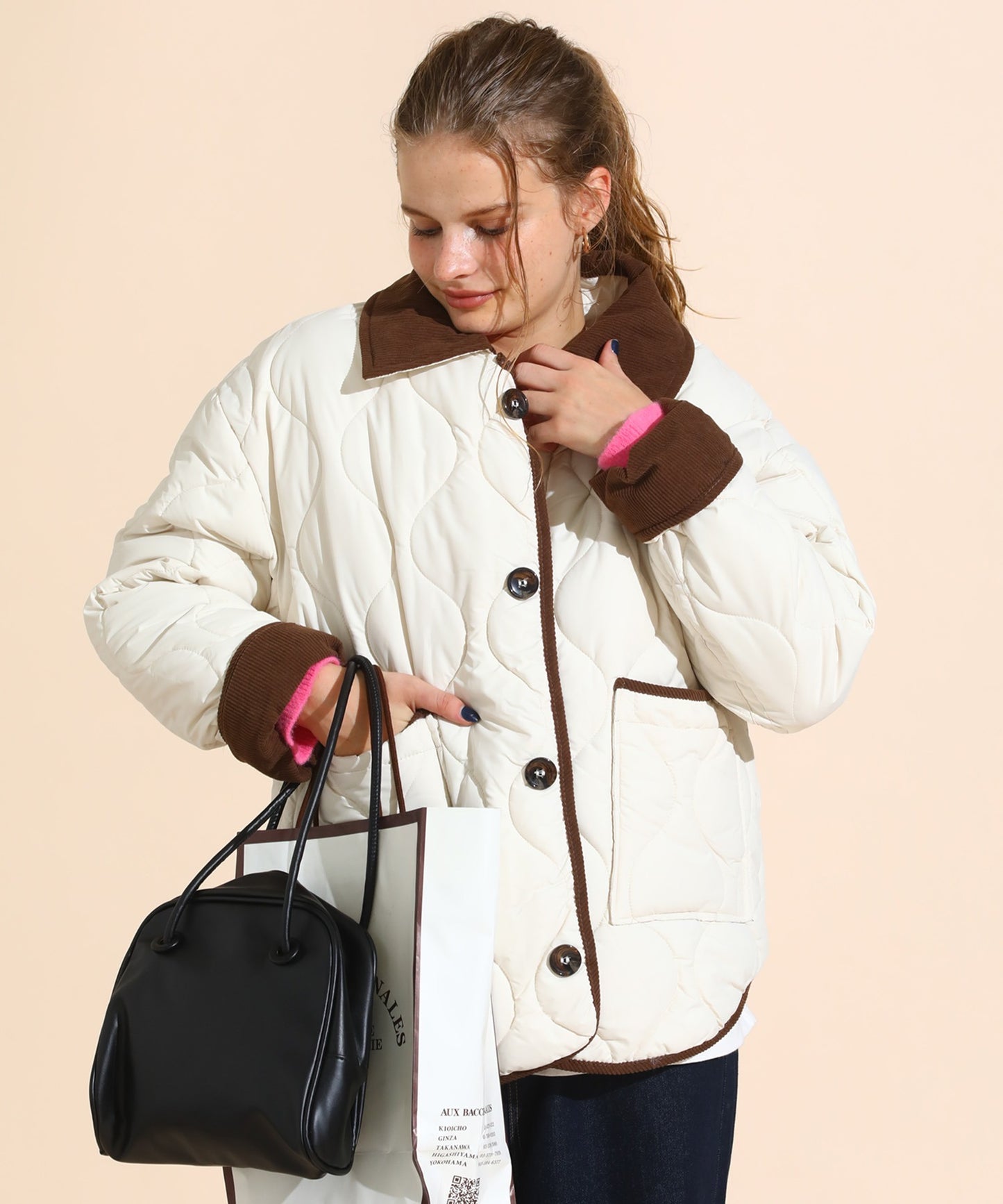 スクエアショルダーバッグ