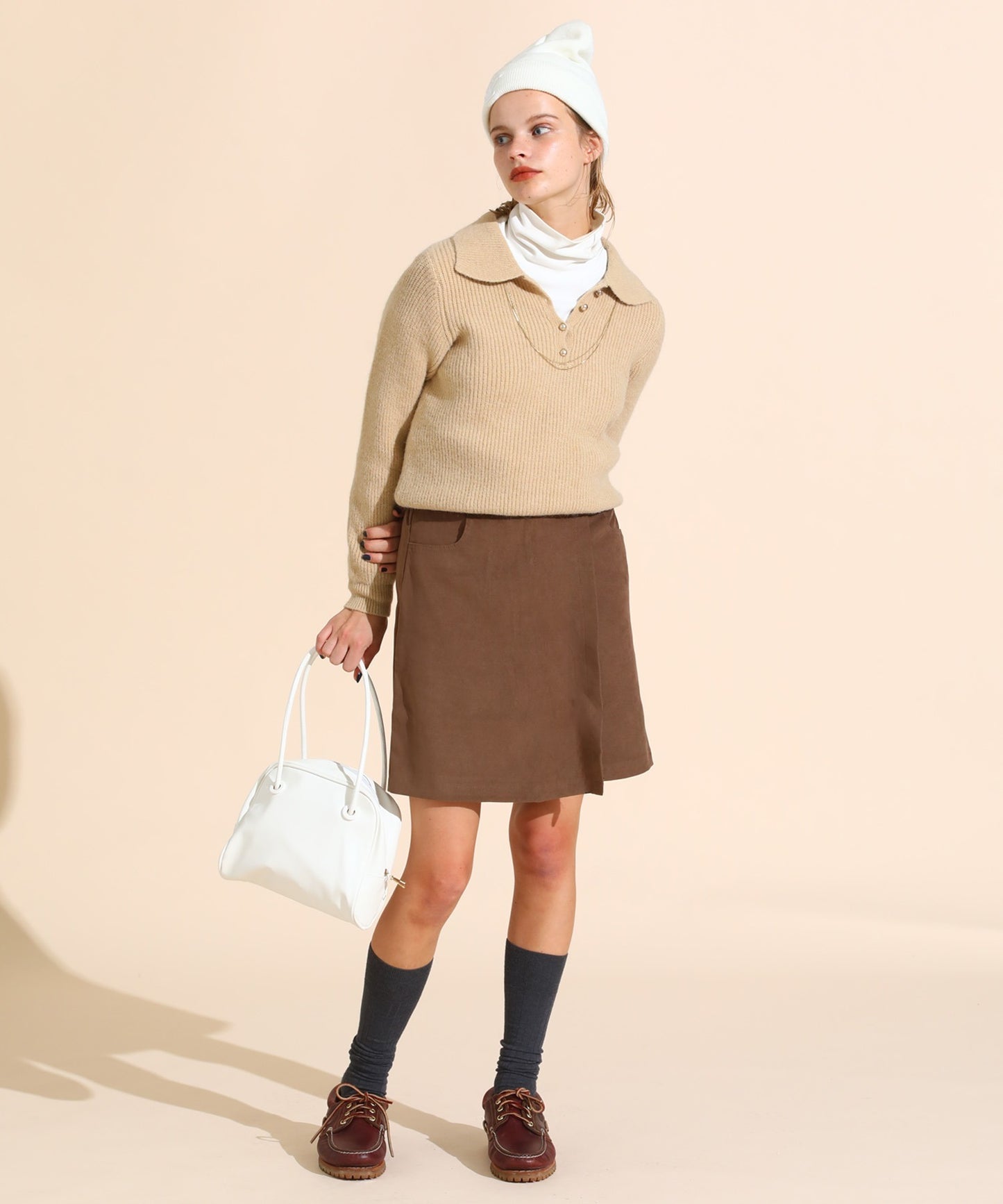 スクエアショルダーバッグ