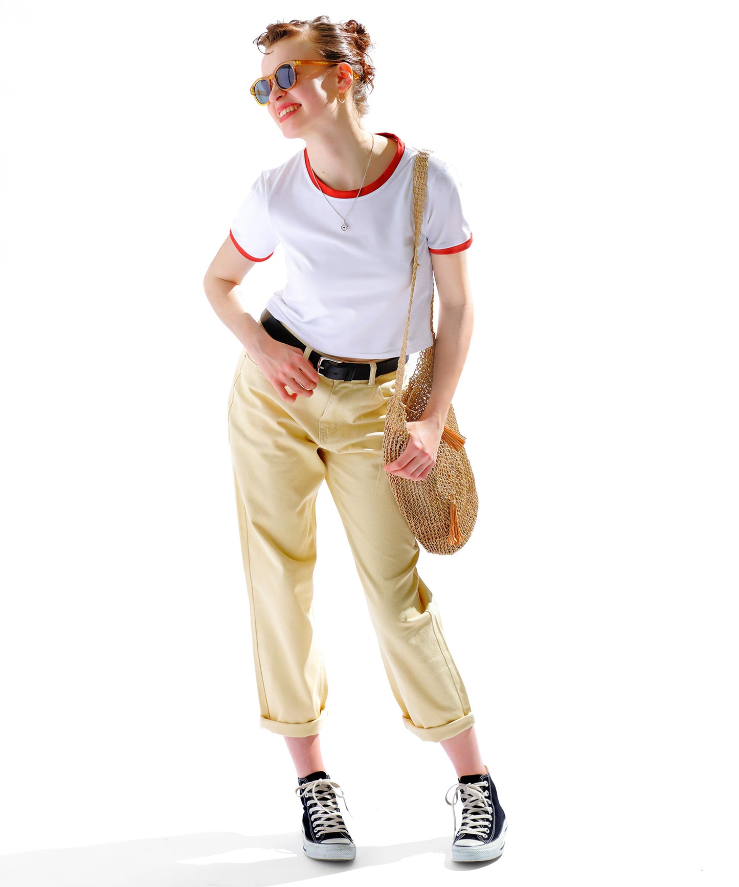 クロップドリンガーTシャツ/SCNB-TH01