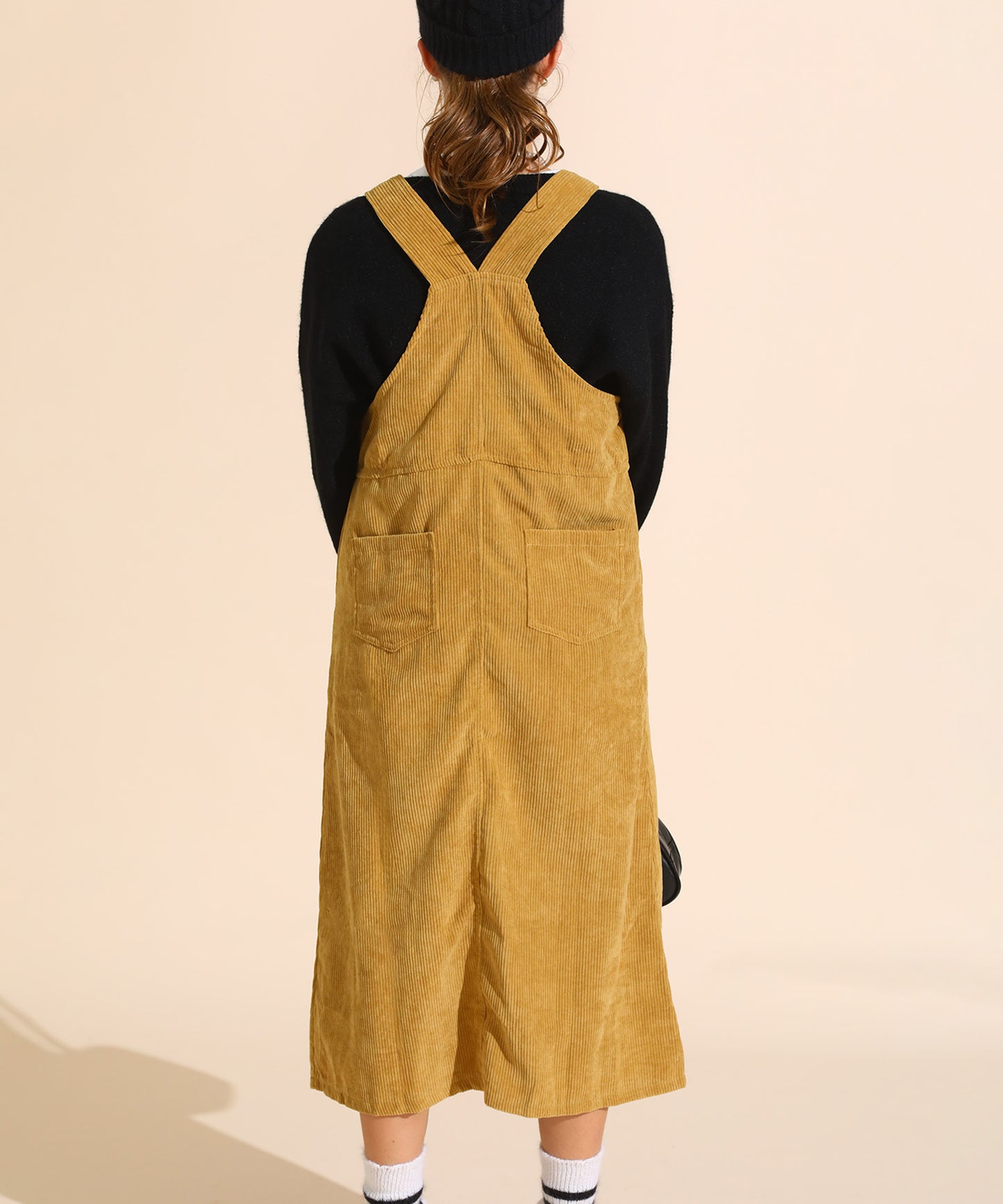 コーデュロイジャンパースカート