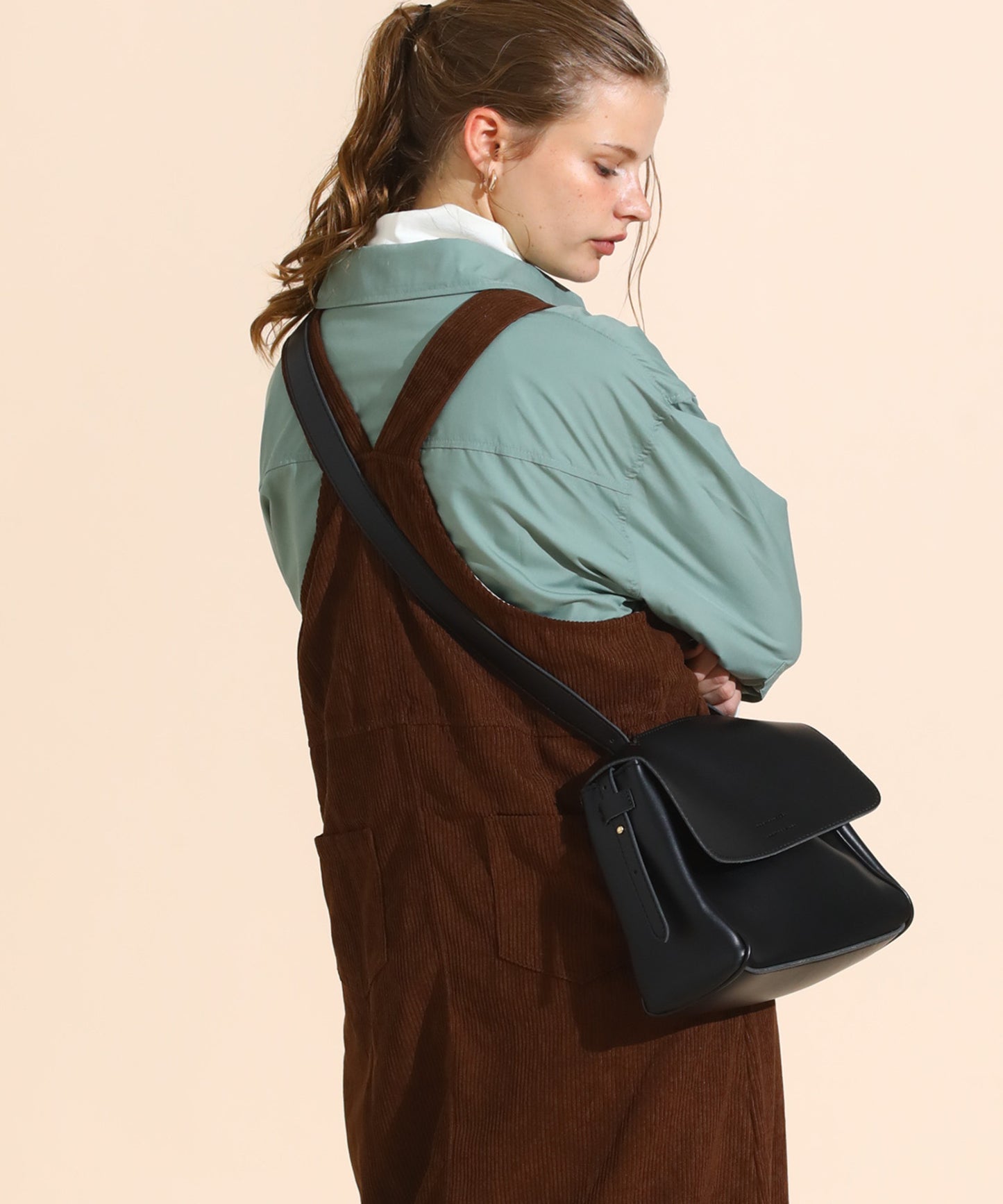 コーデュロイジャンパースカート