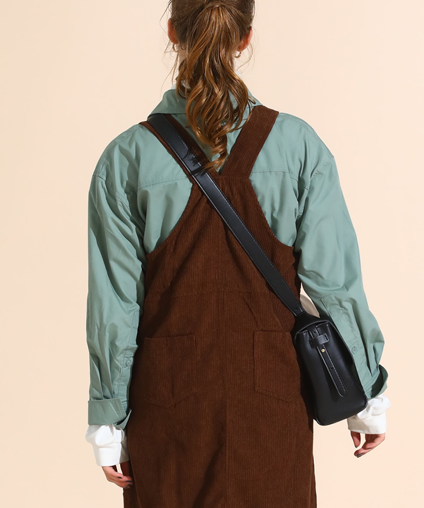 コーデュロイジャンパースカート