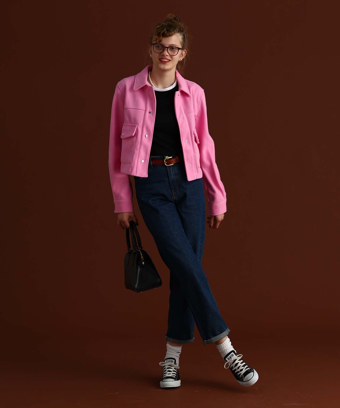 ロングスリーブクロップドジャケット/SCAD-BL04