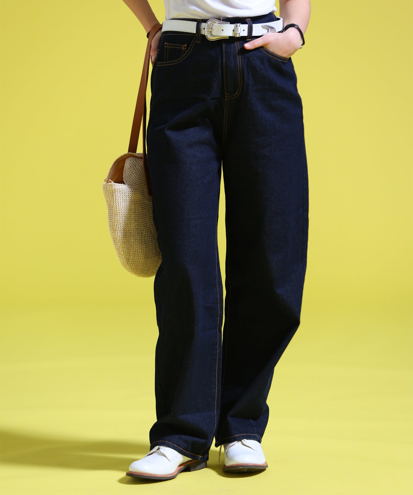 ボーイフレンドデニムパンツ
