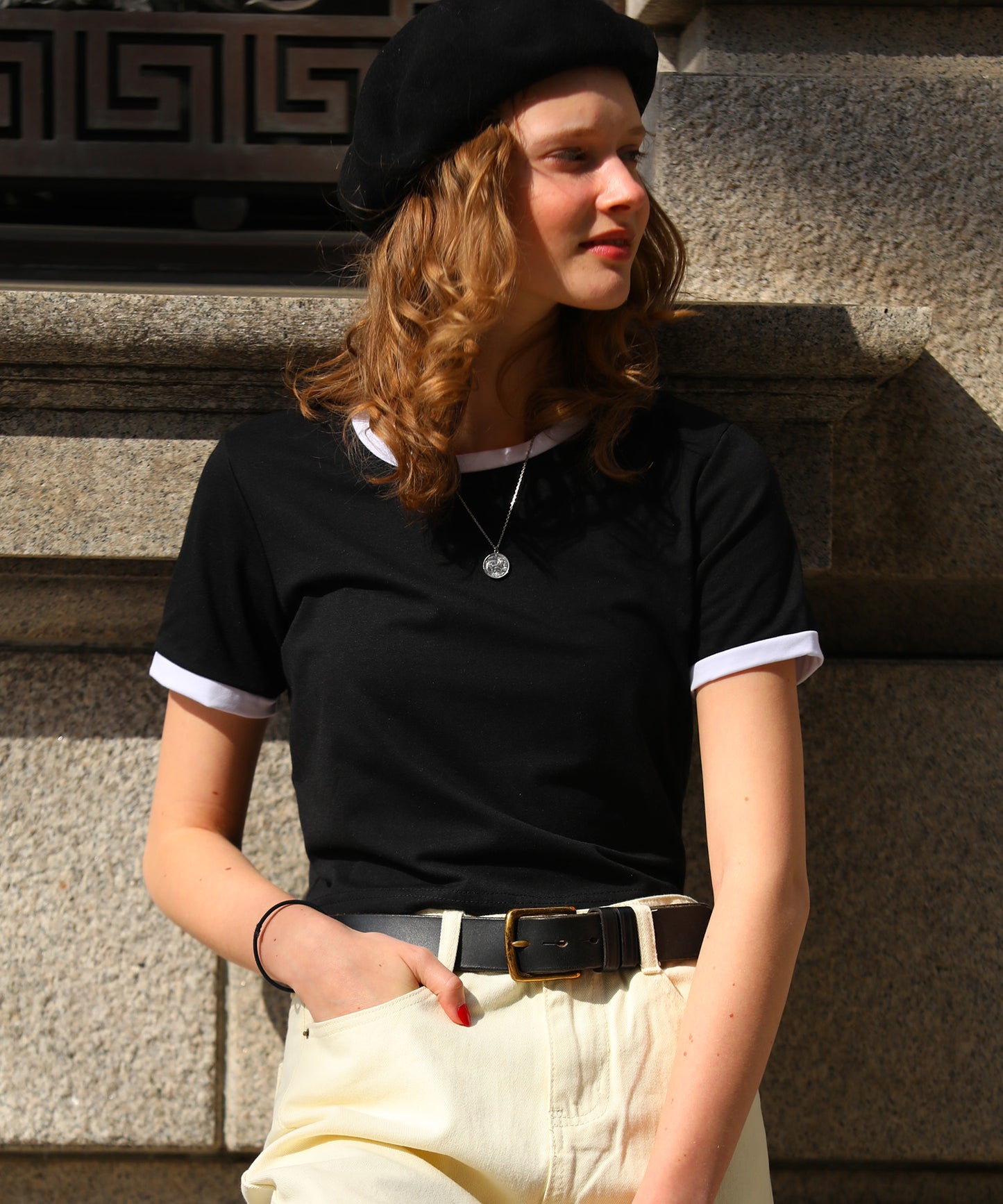 クロップドリンガーTシャツ/SCNB-TH01