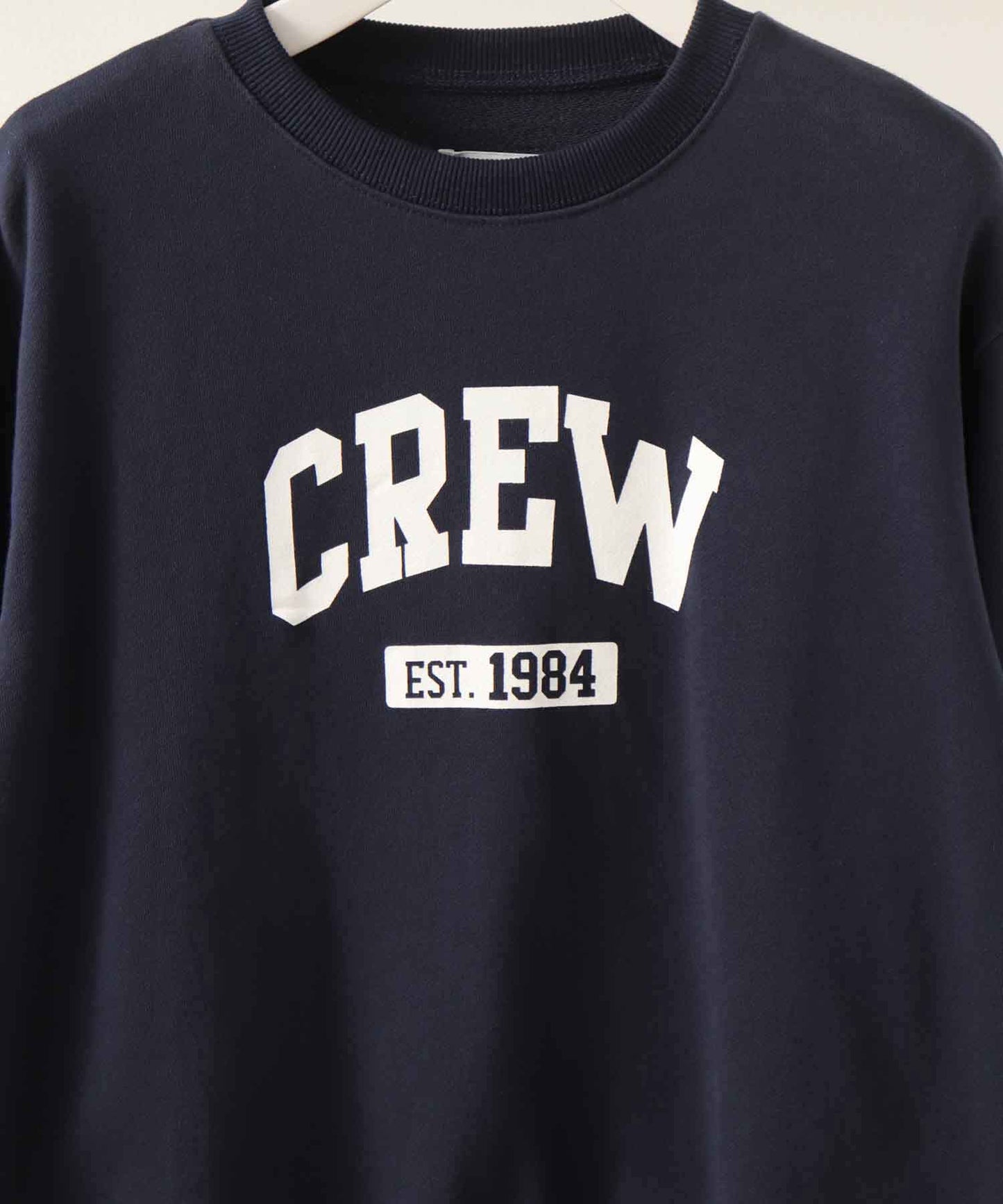 CREW ロゴ クルーネックスウェット