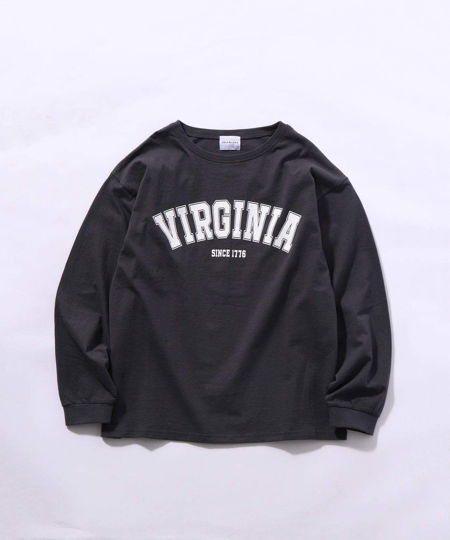 VIRGINIAロゴ 天竺ロングスリーブカットソー