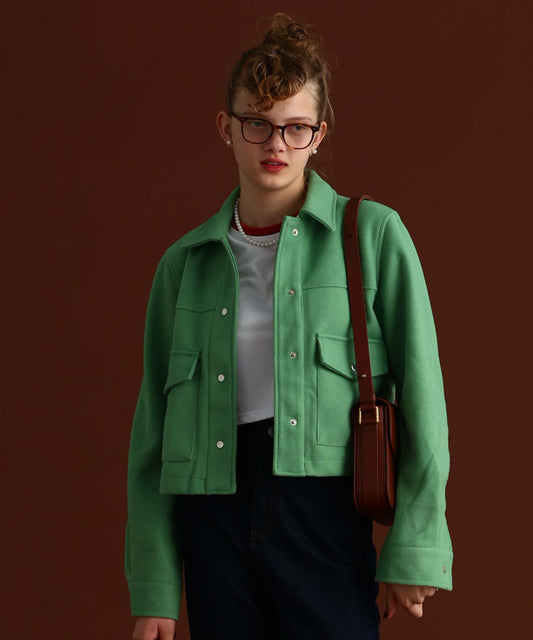 ロングスリーブクロップドジャケット/SCAD-BL04